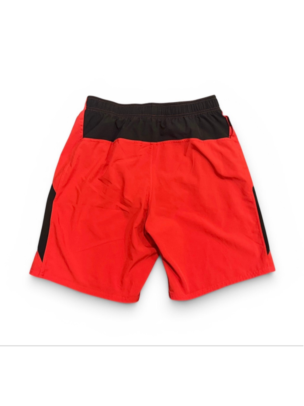 Nike Men’s Red/Black Lined Athletic Swim Trunks Shorts Drawstring Size Large - Picture 5 of 8